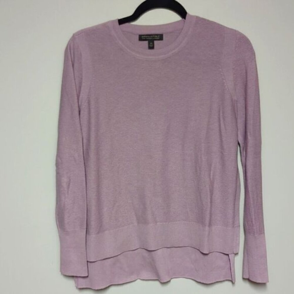Banana Republic Purple Pima Cashmere Sweater